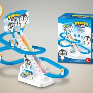 Penguin Climb Stairs Slide Toy