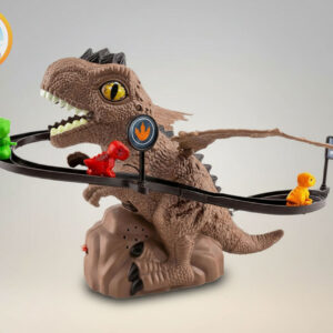 Electric Dinosaur Racing Track Toy for Kids