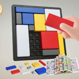 IQ Logic Puzzle Block Game for Kids & Adults